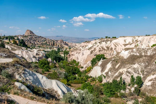 Rocas Que Parecen Hongos Dramáticamente Capadocia Turquía Esta Foto Fue — Foto de Stock