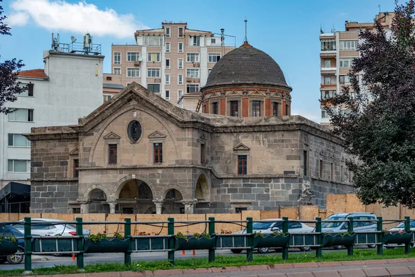 Kayseri, Türkiye. 18 Ağustos 2019. Kayseri 'de Meryem Ana Kütüphanesi (Kilise) manzarası.