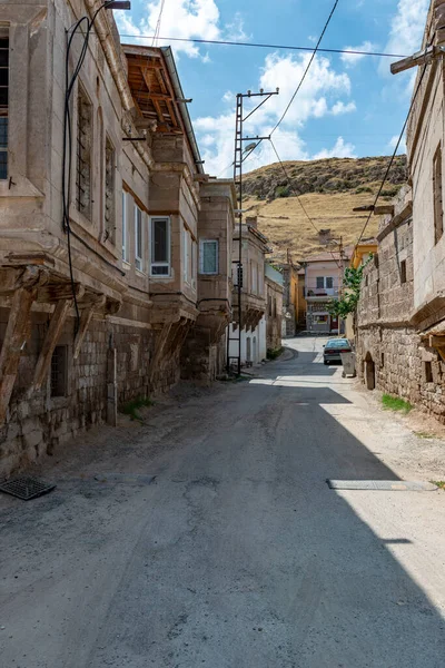 Casas Gesi Históricas Ciudad Kayseri Gesi Kayseri Turquía Este Capadocia —  Fotos de Stock