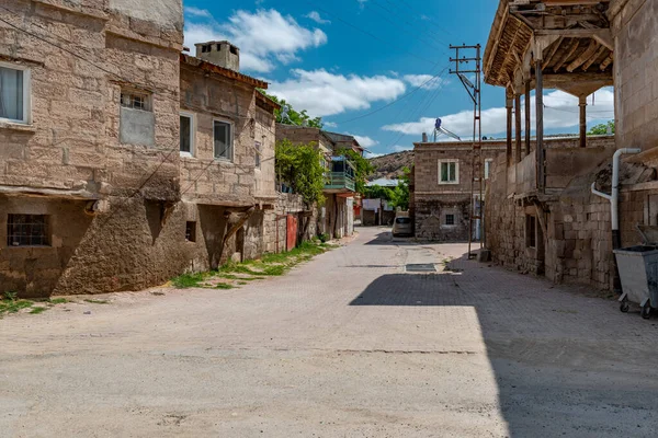 Maisons Gesi Historiques Dans Ville Kayseri Gesi Kayseri Turquie Dans — Photo