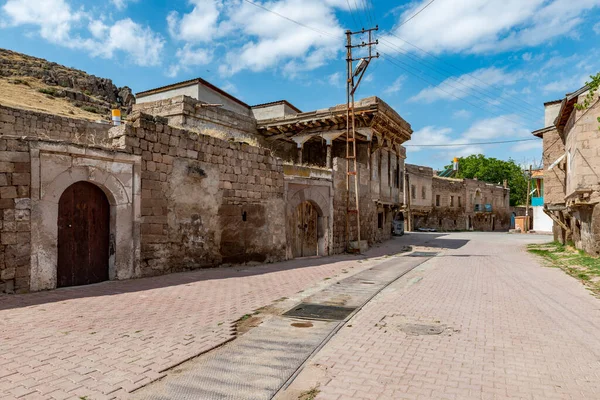 Casas Gesi Históricas Ciudad Kayseri Gesi Kayseri Turquía Este Capadocia — Foto de Stock