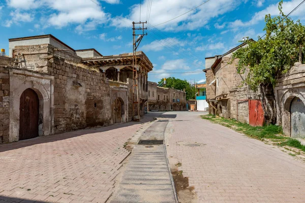 Maisons Gesi Historiques Dans Ville Kayseri Gesi Kayseri Turquie Dans — Photo