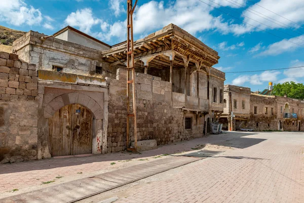 Maisons Gesi Historiques Dans Ville Kayseri Gesi Kayseri Turquie Dans — Photo