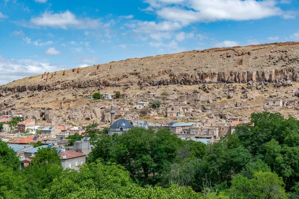 Casas Gesi Históricas Ciudad Kayseri Gesi Kayseri Turquía Este Capadocia — Foto de Stock