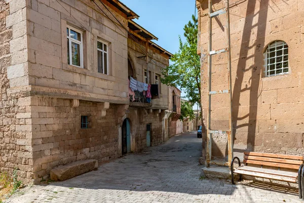 Maisons Gesi Historiques Dans Ville Kayseri Gesi Kayseri Turquie Dans — Photo