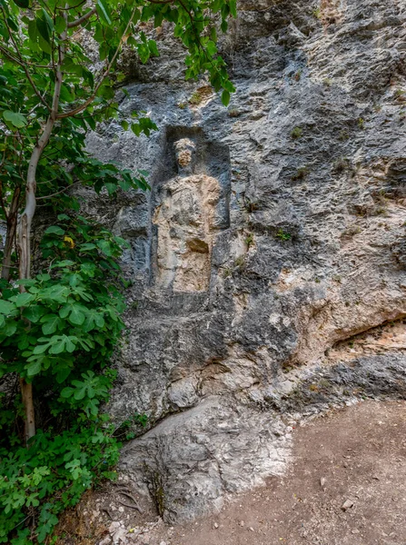 Incesu Daki Kybele Relief Kazankaya Uzungecit Kanyonu Incesu Ortakoy Corum — Stok fotoğraf