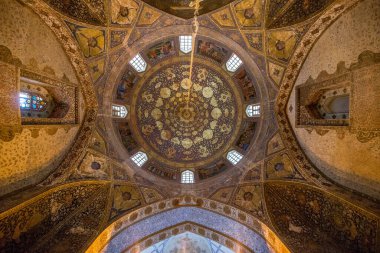 Julfa 'daki Vank Kilisesi, Esfahan. İran, Nisan 2017. 