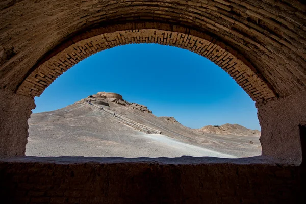 Yazd Irão Abril 2017 Templo Silêncio Yazd Iran Yezd Com — Fotografia de Stock