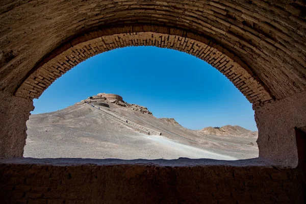 Yazd Irão Abril 2017 Templo Silêncio Yazd Iran Yezd Com — Fotografia de Stock