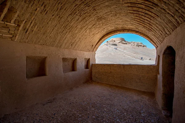 Yazd Irão Abril 2017 Templo Silêncio Yazd Iran Yezd Com — Fotografia de Stock