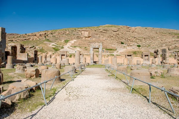 Şiraz Ran Nisan 2017 Persepolis Hoş Geldiniz Antik Dünyanın Büyük — Stok fotoğraf