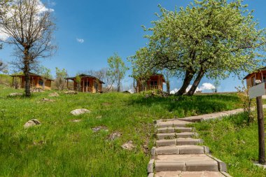 Bingol / Türkiye. Bingöl 'deki Yüzen Adalar (Longoz).