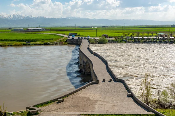 Mus City Turkije Murat Rivier Oude Brug Mus — Stockfoto