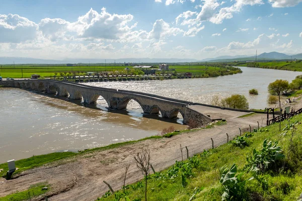 Mus City Turkije Murat Rivier Oude Brug Mus — Stockfoto