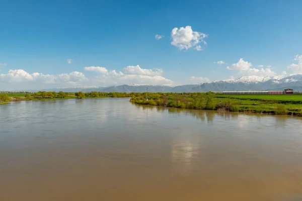 Mus City Turkije Murat Rivier Oude Brug Mus — Stockfoto