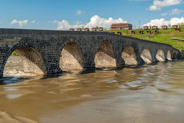 Mus City Turkije Murat Rivier Oude Brug Mus — Stockfoto