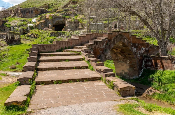 Ahlat Bitlis Turecko Most Ahlat Emir Bayindir Starověký Harabesehir — Stock fotografie