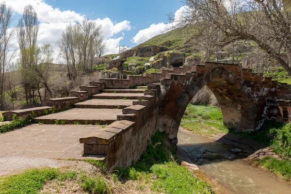 Ahlat Bitlis Turquía Puente Ahlat Emir Bayindir Antiguo Harabesehir —  Fotos de Stock