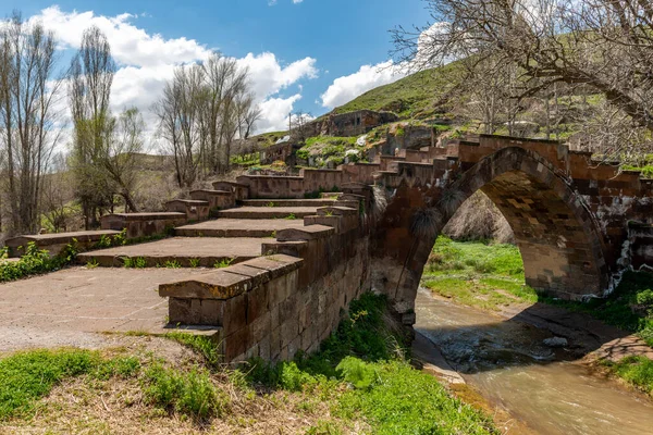 Ahlat Bitlis Turkije Ahlat Emir Bayindir Brug Oude Harabesehir — Stockfoto