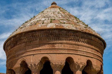 Ahlat, Bitlis, Türkiye. Emir Bayindir Cupola (Kumbet) Ahlat 'ta.