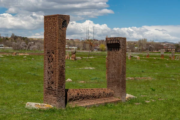 Ahlat Bitlis Turecko Největší Hřbitov Světě Seljuk Hřbitov Ahlatu — Stock fotografie