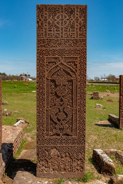 Ахлат Бітліс Туреччина Найбільший Світі Цвинтар Кладовище Сельджук Ахлаті — стокове фото