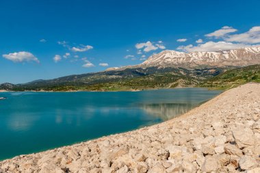 Gombe, Kas - Antalya / Türkiye. Seki Platosu, Gombe Dağı ve Barrage.
