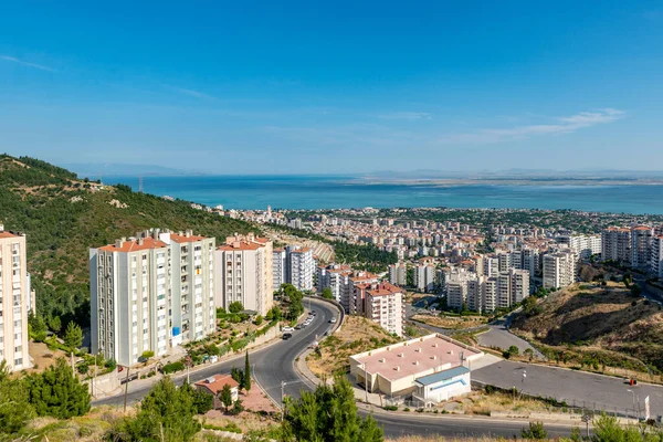 Narlidere, zmir - Türkiye. Tepeden Narlidere Şehir Manzarası.