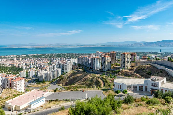 Narlidere, zmir - Türkiye. Tepeden Narlidere Şehir Manzarası.