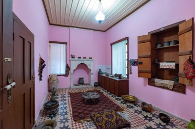 Mersin, Silifke / Türkiye - 11 Eylül 2018. Silifke 'deki Atatürk Evi 