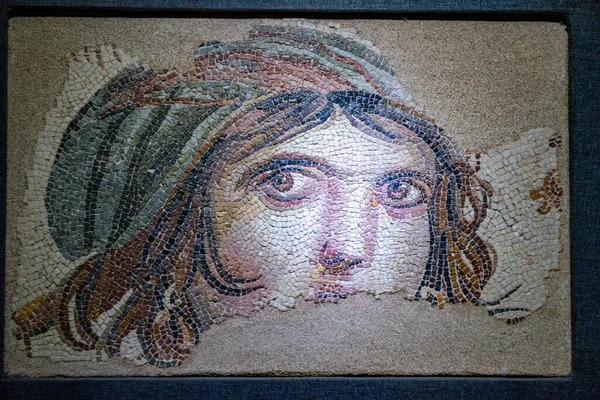 Gente Está Visitando Zeugma Mosaic Museum Gaziantep City Turkey — Foto de Stock