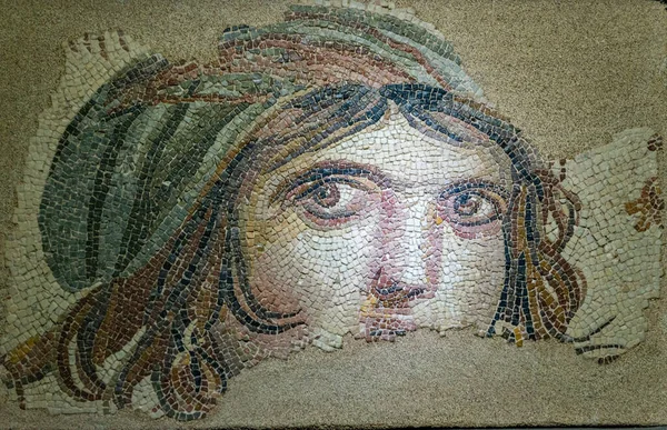 Gente Está Visitando Zeugma Mosaic Museum Gaziantep City Turkey — Foto de Stock