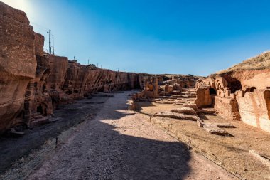 Artuklu, Mardin / Türkiye 10 Haziran 2018. Dara (Anastasiopolis) Antik Şehir, Mardin 