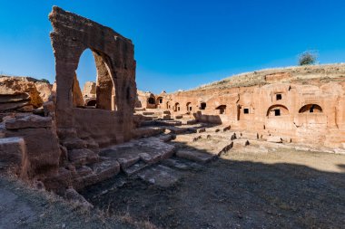 Dara (Anastasiopolis) Antik Şehir. Mezopotamya. Mardin, Türkiye. Dara Antik Şehir, Mezopotamya 'nın en önemli yerleşimlerinden biri..