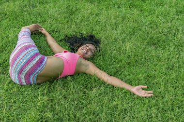 Muratpasa, Antalya / Türkiye - 12 Eylül 2019. Yoga ve sükunet Antalya Falez Park, Türkiye. 