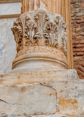 Manisa, hindi. 01 Haziran 2018. Sardis 'teki Artemis Tapınağı. Salihli, Manisa - TURKEY.