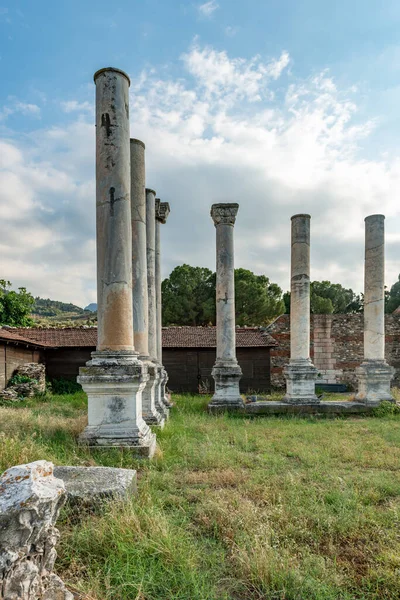 Μανίσα Τουρκία Ιουνίου 2018 Ναός Της Αρτέμιδος Στις Σάρδεις Σάρδες — Φωτογραφία Αρχείου