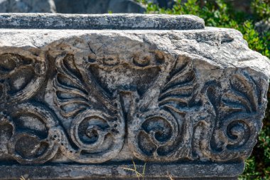 Aydın - Türkiye. Haziran 03, Priene Antik Şehir Harabeleri. Soke, Aydın - Türkiye. Priene, Türkiye 'nin batısında Miletus' un hemen kuzeyinde yer alan antik bir Yunan kentidir. Eski bir Yunan kutsal şehriydi.