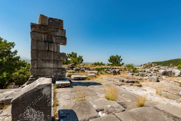 Aydin Turquía Junio Priene Ancient City Ruins Soke Aydin Turquía —  Fotos de Stock