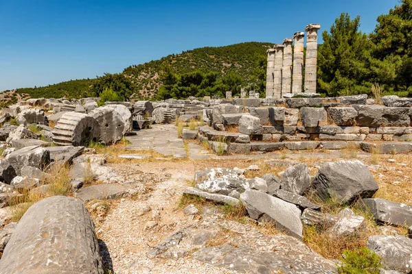 Aydin Turquía Junio Priene Ancient City Ruins Soke Aydin Turquía —  Fotos de Stock