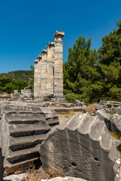 Aydin Turquía Junio Priene Ancient City Ruins Soke Aydin Turquía —  Fotos de Stock