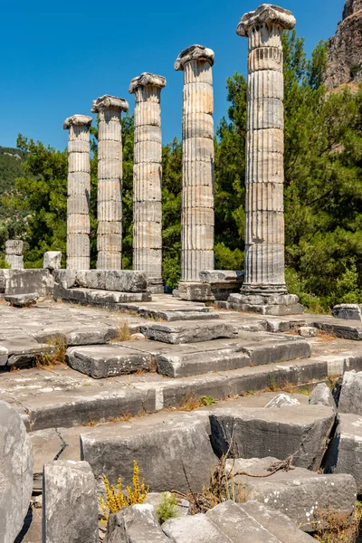 Αϊντίν Τουρκία Ιουνίου Στην Αρχαία Πόλη Της Πριήνης Ερείπια Soke — Φωτογραφία Αρχείου