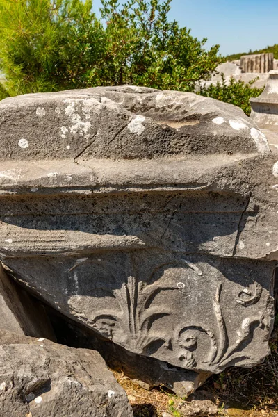 Αϊντίν Τουρκία Ιουνίου Στην Αρχαία Πόλη Της Πριήνης Ερείπια Soke — Φωτογραφία Αρχείου