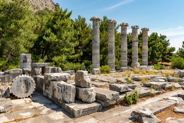 Aydin Turquía Junio Priene Ancient City Ruins Soke Aydin Turquía —  Fotos de Stock