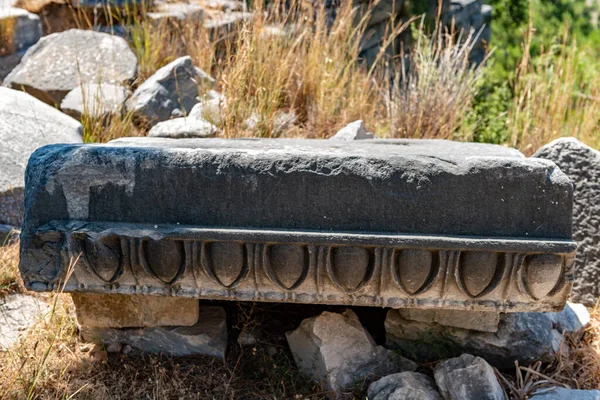 Aydin Turkije Juni Priene Oude Stad Ruïnes Soke Aydin Turkije — Stockfoto