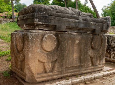 Aydın - Türkiye. Haziran 03, Aphrodisias Antik Şehir. Karacasu, Aydın - Türkiye. Aşk tanrıçası Afrodit 'e adanmış antik Aphrodias kenti de Helenistik bir şehirdi. 