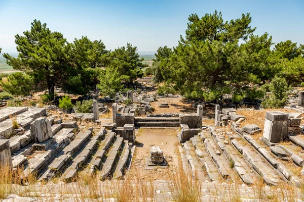 Aydin Turquía Junio 2019 Priene Antiguas Ruinas Ciudad Soke Aydin —  Fotos de Stock
