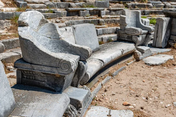 Aydin Turecko Června 2019 Priene Ancient City Ruins Soke Aydin — Stock fotografie