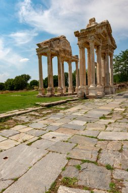 Aydın - Türkiye. Haziran 03, Aphrodisias Antik Şehir. Karacasu, Aydın - Türkiye. Aşk tanrıçası Afrodit 'e adanmış antik Aphrodias kenti de Helenistik bir şehirdi. 