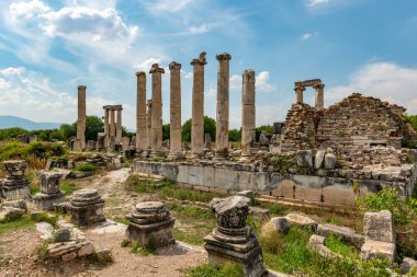 Aydın - Türkiye. Haziran 03, Aphrodisias Antik Şehir. Karacasu, Aydın - Türkiye. Aşk tanrıçası Afrodit 'e adanmış antik Aphrodias kenti de Helenistik bir şehirdi. 